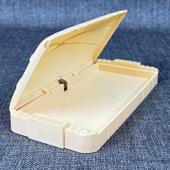 Vintage Art Deco Style Plastic Box Vanity Trinket Jewelry Pill Storage - Picture 9 of 10